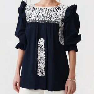 Mi Golondrina Fernanda blouse Small